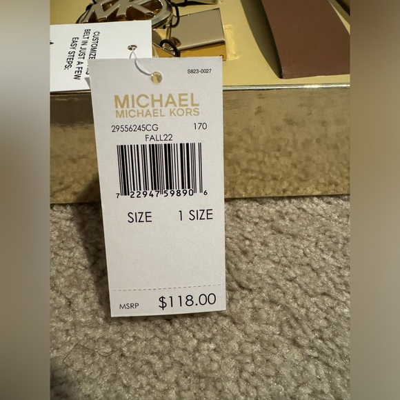 BNWT Micheal Kors belt set - Picture 5 of 5